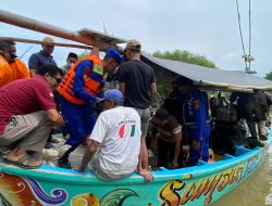 Satpolairud Polresta Pati Amankan Tradisi Larung Sesaji Sedekah Laut Alasdowo, Berlangsung Meriah dan Kondusif