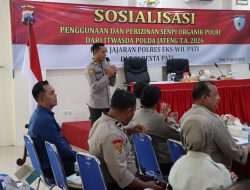 Cegah Penyalahgunaan Senpi, Polresta Pati Gelar Sosialisasi Khusus bagi Personel Rayon Pati