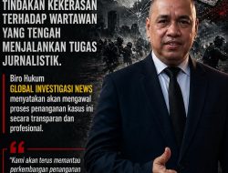 Kepala Biro Hukum, Irwan Wardana, S.H, Mengecam Keras Tindakan Kekerasan Terhadap Wartawan Yang Tengah Menjalankan Tugas Jurnalistik.