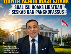 Rahmad Sukendar Minta Klarifikasi Istana soal Isu Hoaks Libatkan Seskab dan Pangkopassus