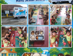 Anak – anak TK Didesa Godo Senang Dalam Penerimaan MBG, Menu Sesuai Selera