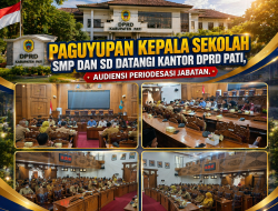 Paguyupan Kepala Sekolah SMP dan SD Datangi Kantor DPRD Pati, Audiensi Periodesasi Jabatan