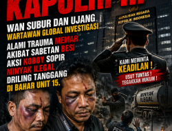 Lapor Kapolri !!! Wan Subur Dan Ujang Wartawan Global Investigasi Alami Trauma Memar Akibat Sabetan Besi Aksi Koboy Sopir Minyak Ilegal Driling Tanggang di Bahar Unit 15