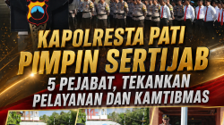 Kapolresta Pati Pimpin Sertijab 5 Pejabat, Tekankan Pelayanan dan Kamtibmas
