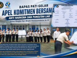 Bapas Pati Gelar Apel Komitmen Bersama Anti Narkoba dan Pungutan Liar dalam Rangka Hari Bhakti Pemasyarakatan ke-62