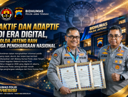 Aktif dan Adaptif di Era Digital, Polda Jateng Raih Tiga Penghargaan Nasional