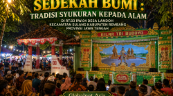 SEDEKAH BUMI : TRADISI SYUKURAN KEPADA ALAM DI RT.03 RW.04 DESA LANDOH KECAMATAN SULANG KABUPATEN REMBANG PROVINSI JAWA TENGAH