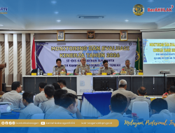 Penguatan Kinerja dan Komitmen Zona Integritas, Kantor Pertanahan Kabupaten Sragen Ikuti Monitoring dan Evaluasi Tahun 2026