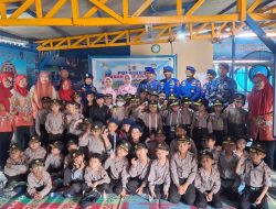 Polresta Pati Kenalkan Tugas Polairud kepada Anak TK Lewat Outing Class Seru di Sungai Silugonggo