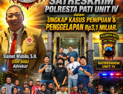 Seluruh Jajaran & Staf APPI DPD Kab Pati Berikan Apresiasi Terhadap Satreskrim Polresta Pati Unit IV dalam Ungkap Kasus Penipuan & Penggelapan Rp3,1 Miliar
