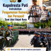 Kapolresta Pati Instruksikan Pengamanan Humanis dan Persuasif Saat Aksi Unjuk Rasa