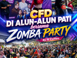 Kehadiran Zumba Party By N Coffe, Meriahkan CFD Alun – Alun Pati