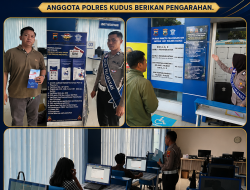 Pemohon Rasakan Kepuasan dalam Pelayanan Di Satpas, Anggota Polres Kudus Berikan Pengarahan
