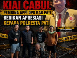 Tertangkapnya Oknum Kiai Cabul, Pembina APPI DPD Kab Pati Berikan Apresiasi Kepada Polresta Pati
