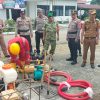 Cek Kesiapan dan Sarana Pemadam, Camat Tandun Pimpin Langsung Apel Bersama Siaga Bencana Karhutla