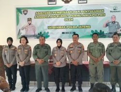 Polresta Pati Perkuat Sinergitas Polsushut Perhutani Melalui Pembinaan dan Penyuluhan Ditbinmas Polda Jateng
