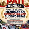 Bangun Pati Kembali, Warga & Keluarga Mendoakan Bupati Pati Non Aktif Sudewo Bebas