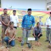 Dukung Program Pemerintah, Laskar RMRB PAC Kabun Laksanakan Penanaman Bibit Pohon di SMPN 5 Kabun