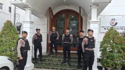 Polresta Pati Patroli Gereja, Pastikan Ibadah Minggu Berjalan Aman dan Kondusif
