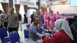 Polresta Pati Gelar Donor Darah dan Cek Kesehatan Gratis Sambut Hari Bhayangkara ke-80