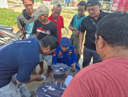 Satpolairud Polresta Pati Kawal Verifikasi QR Code Solar Subsidi bagi Nelayan Kecil di Banyutowo