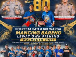 Hari Bhayangkara ke-80, Polresta Pati Ajak Warga Mancing Bareng Lewat GWK Fishing