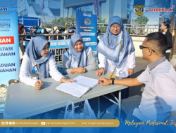 PELATARAN Hadir di Hari Libur, Kantor Pertanahan Kabupaten Sragen Berikan Konsultasi Waris dan Edukasi Pemasangan Patok Batas