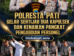 Polresta Pati Gelar Sertijab Dua Kapolsek dan Kenaikan Pangkat Pengabdian Personel