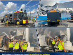 Kebakaran Hebat Landa PT Dua Putra Perkasa di Pati, Polisi dan Tim Gabungan Masih Lakukan Pemadaman