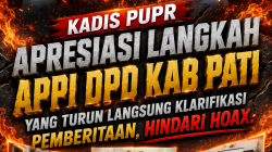 Kadis PUPR Apresiasi Langkah APPI Yang Turun Langsung Klarifikasi Pemberitaan, Hindari Hoax