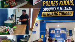 Inovasi Humanis Diberikan Pemohon SIM Polres Kudus, Suguhkan Jajanan Di Ruang  Tunggu