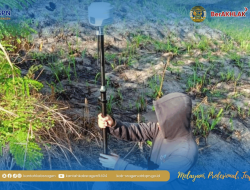 Petugas Ukur Kantor Pertanahan Kabupaten Sragen Laksanakan Pengukuran Bidang Tanah di Empat Kecamatan untuk Wujudkan Kepastian Hukum Hak Atas Tanah