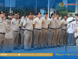 Apel Pagi Kantor Pertanahan Kabupaten Sragen, Dwi Ari Sugiarto Tekankan Penyelesaian Tunggakan dan Pelayanan Humanis