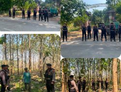 Cegah Karhutla, Tim Pasopati Polresta Pati Patroli Kawasan Hutan