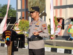 97 Personel Polresta Pati Naik Pangkat, Kapolresta Pati : Jabatan dan Pangkat Harus Diiringi Tanggung Jawab