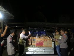 Pati, Detik-detik Polsek Jakenan Gagalkan Distribusi Ribuan Botol Arak Bali Ilegal Siap Edar