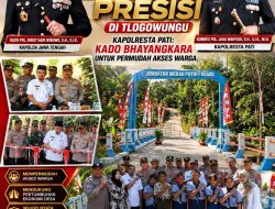 Jembatan Merah Putih Presisi di Tlogowungu Diresmikan, Kapolresta Pati: Kado Bhayangkara untuk Permudah Akses Warga