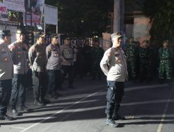 Hari Ke-2 Pelayanan Aksi AMPB Berjalan Aman dan Tertib, Plh. Wakapolresta Pati Tegaskan Larangan Pembakaran Ban Saat Unjuk Rasa