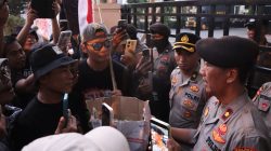 Pelayanan Hari Keempat Aksi AMPB Berlangsung Aman, Kabag Ops Polresta Pati: Tetap Humanis dan Jangan Terpancing Provokasi