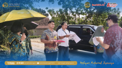 Kantor Pertanahan Kabupaten Sragen Dukung Proses Peradilan melalui Pemeriksaan Setempat Objek Perkara di Desa Jenar