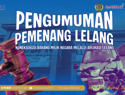 Pengumuman Pemenang Lelang Non Eksekusi Barang Milik Negara (BMN) Kantor Pertanahan Kabupaten Sragen Tahun 2026