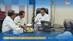 Kantor Pertanahan Kabupaten Sragen Ikuti Rapat Pembahasan Kebutuhan Sumber Daya Manusia dan Sarana Prasarana dalam Persiapan Implementasi Transformasi Pelayanan