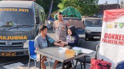 Pelayanan Kesehatan Gratis Warnai Kegiatan di Alun-alun Pati, Polresta Pati Layani Masyarakat