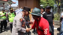 Massa Gelar Aksi Damai di DPRD Kudus, Kapolres Apresiasi Penyampaian Aspirasi yang Tertib