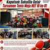 Dekatkan Polri dengan Warga, Kapolsek Sukolilo Gelar Turnamen Tenis Meja HUT RI ke-81
