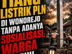 Pemasangan Tiang Listrik di Ngalian Wonorejo Diduga Maladministrasi, Warga Ancam Tempuh Jalur Hukum