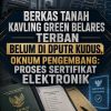 Berkas Tanah Kavling Green Belares Terban Belum Di DPUTR Kudus, Oknum Pengembang: tahap proses Sertifikat Elektronik