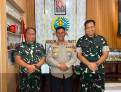 Kapolresta Pati Silaturahmi ke Makodim dan Subdenpom, Perkuat Sinergitas TNI-Polri