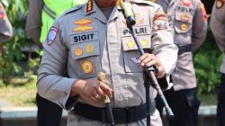 Polresta Pati Gelar Apel Kesiapan Pelayanan Masyarakat Jelang Reuni Akbar AMPB