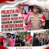 Polresta Pati Bagikan 11 Ribu Bendera Merah Putih, Kobarkan Semangat Kemerdekaan di Seluruh Kabupaten